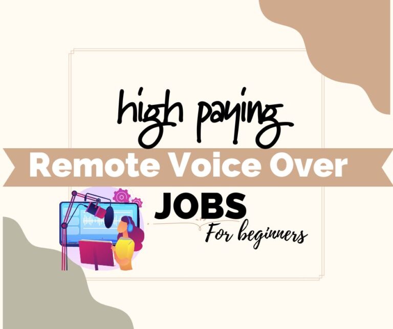 A Complete Guide To The Best Remote Voice-Over Jobs [10 HIGH PAYING GIGS FOR NEWBIES]