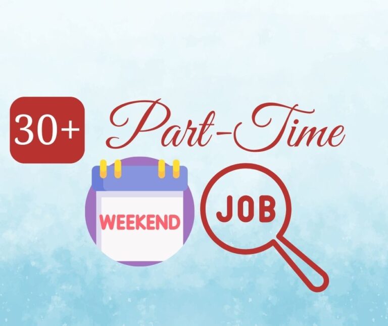Easy 30+ Part-Time Weekend Jobs You Are Missing Out On! 